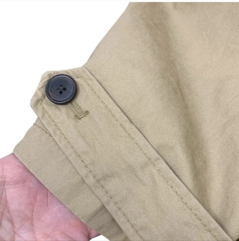 Old Navy Double-Breasted Tan Trench Coat - Picture 5 of 5